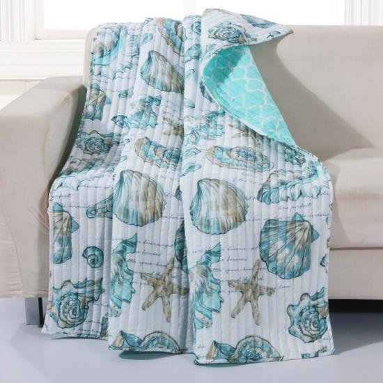 reversible quilted throw blankets