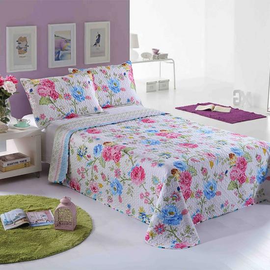 reversible cotton bedspread